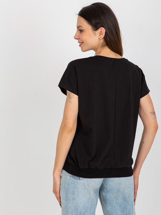 Rue Paris Women's T-shirt Black