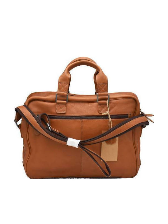 Leather Men's Bag Shoulder / Crossbody Tabac Brown