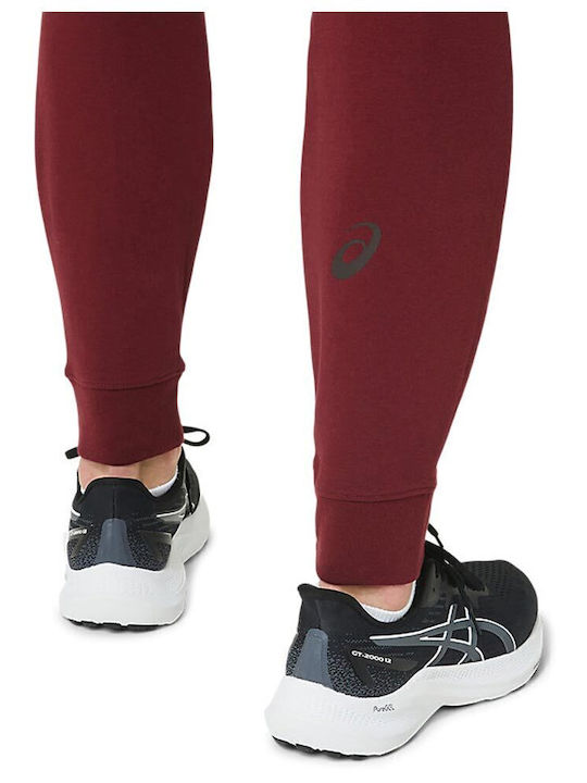 Sweatpants with Elastic Burgundy