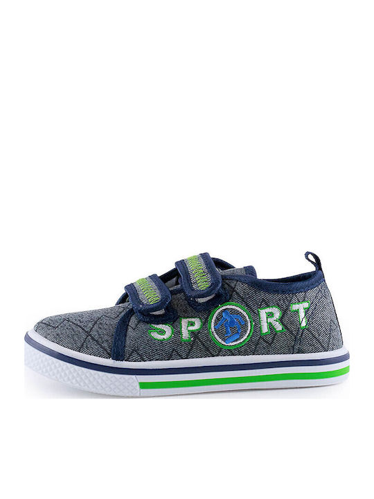 Παιδικά Sneakers με Σκρατς Μπλε
