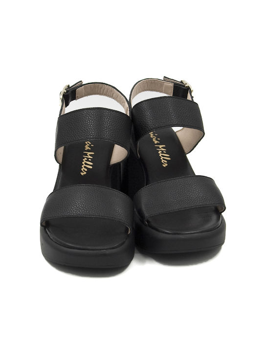 Patricia Miller Platform Women's Sandals 6062 Black