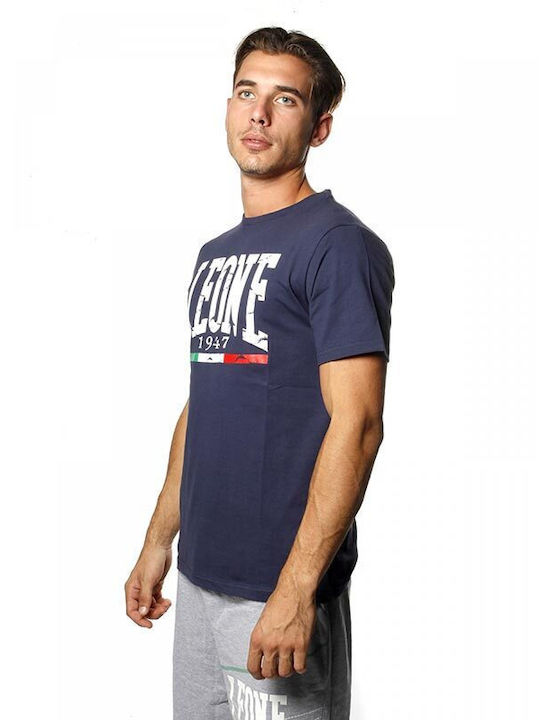 Men's T-Shirt Leone Logo LSM1247 Navy Blue