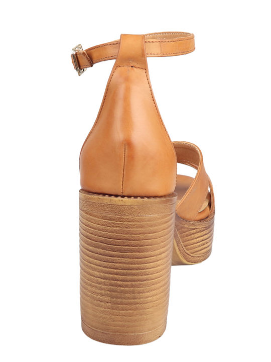 Sandale Tabac maro