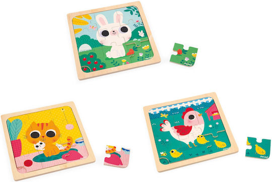 Wooden Kids Puzzle for 1.5+ years+ Years 27pcs Janod