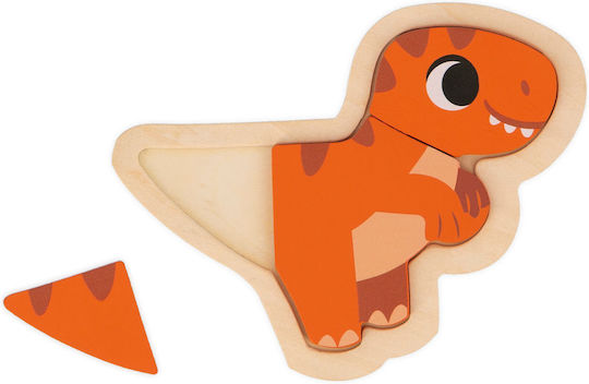 Wooden Kids Puzzle for 1.5+ Years 4pcs Janod