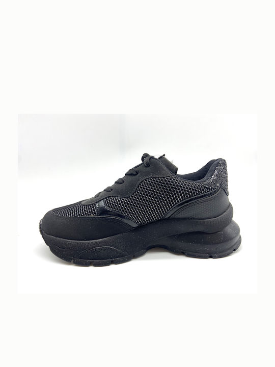 Emanuele Anatomical Chunky Sneakers Black