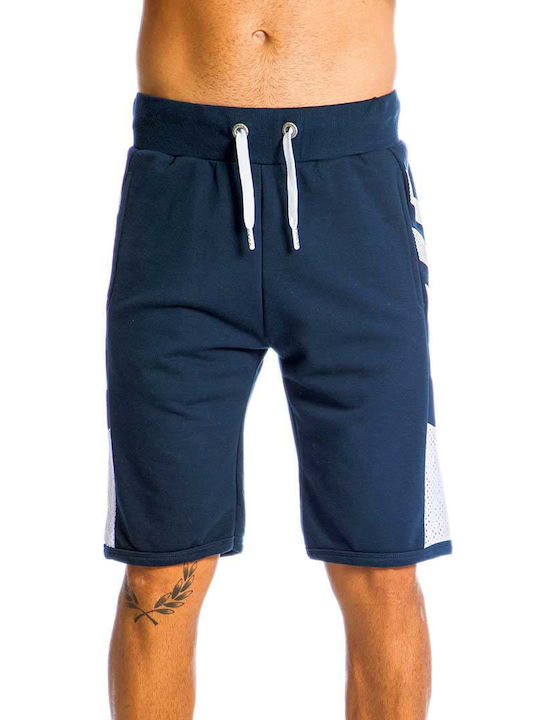 Paco & Co Side Stripes Men's Shorts Blue