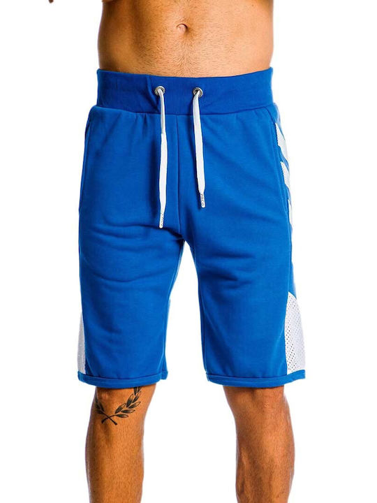 Paco & Co Side Stripes Men's Shorts Blue