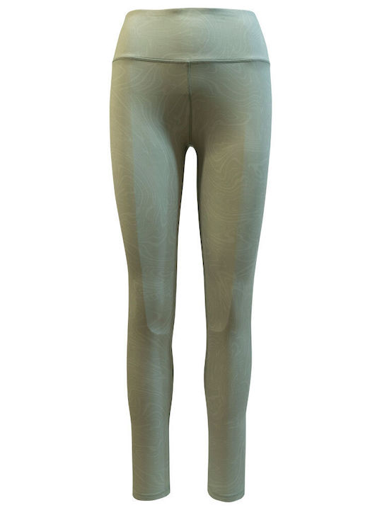 Women's Long Training Legging Green