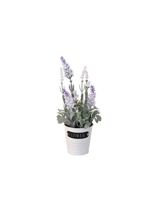 Koopman Artificial Plant in Small Pot Lavender Purple 29cm 1pcs