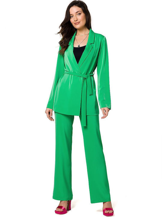 Makover K161 Blazer pentru femei Sacou Verde