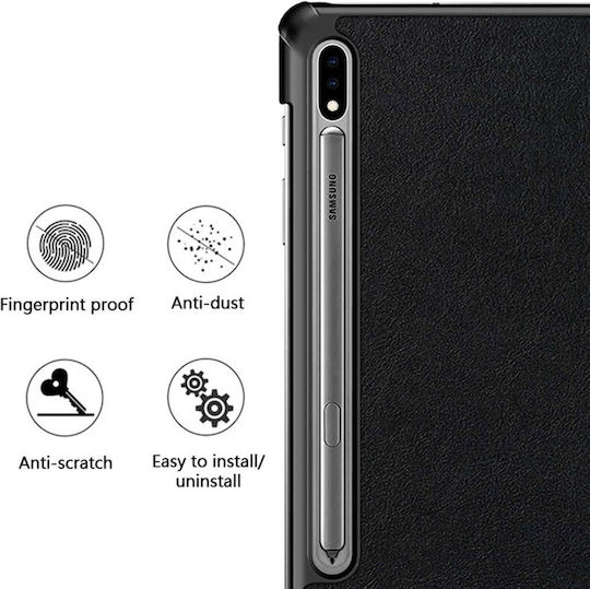 Techsuit FoldPro Flip Cover Μαύρη (Galaxy Tab S7)
