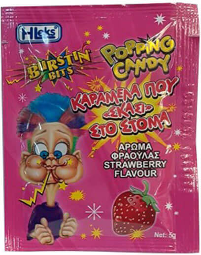 Victory Popping Candy Bonbons mit Geschmack Blaubeere 40St 5g
