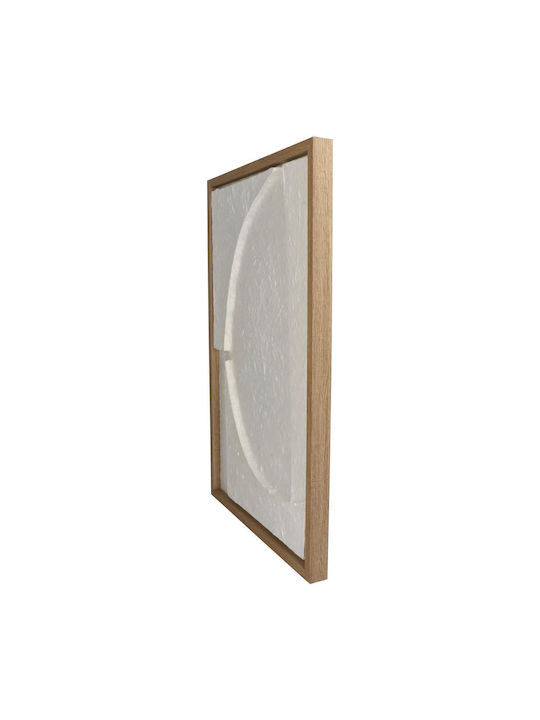 ArteLibre Brown Wall Decor made of Paper 40x3x60cm