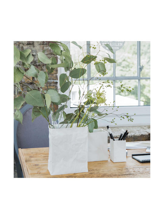 Raeder Decorative Vase Poetry Bag White 8.5x6.5x10.5cm