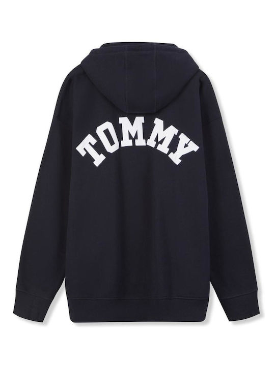 Tommy Hilfiger Ζακέτα Navy Μπλε με Κουκούλα