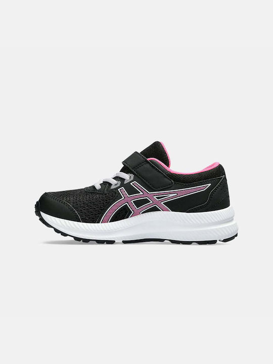 ASICS Αthletische Kinderschuhe Laufen Contend 8 Schwarz