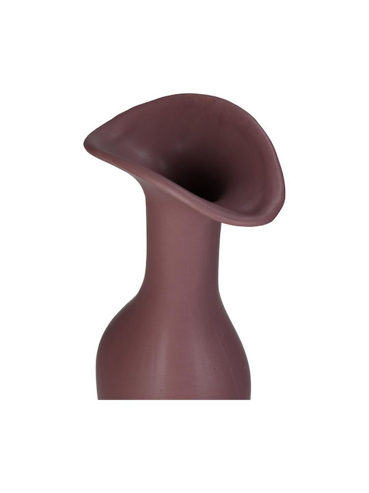 ArteLibre Decorative Vase Purple 10x7x33cm