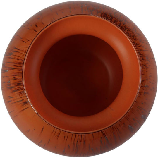 ArteLibre Glass Vase Red 15x16cm