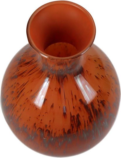 ArteLibre Glass Vase Red 16xH25cm