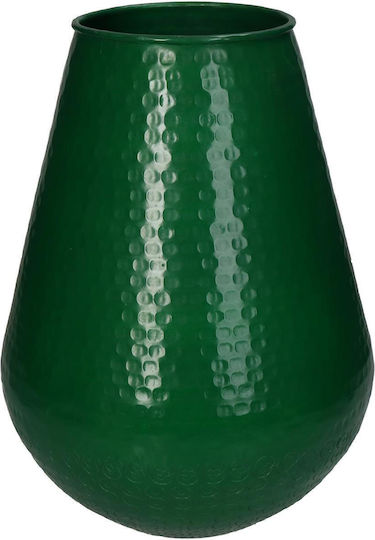 ArteLibre Βάζο Αλουμινίου Πράσινο Φ23.5xΥ31cm