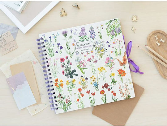 Grupo Erik Album Botanical Wild Flowers by Kokonote 40 Pages Multicolour 25x25cm