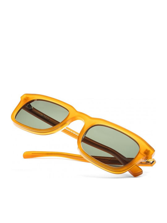 Faos Santorini Unisex Ochelari de soare cu Cadru Electrum Amber