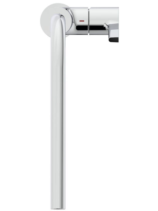 Ideal Standard Gusto Ψηλή Μπαταρία Κουζίνας Πάγκου Ασημί