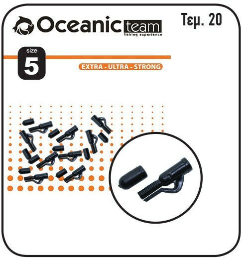 Oceanic Team Lead Max Clip Απελευθερωτής Βαρίδιο Ψαρέματος Μολύβδου Σετ 10τμχ