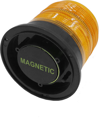 Factory Φάρος Αυτοκινήτου LED Αδιάβροχος 9cm με Πορτοκαλί Φωτισμό