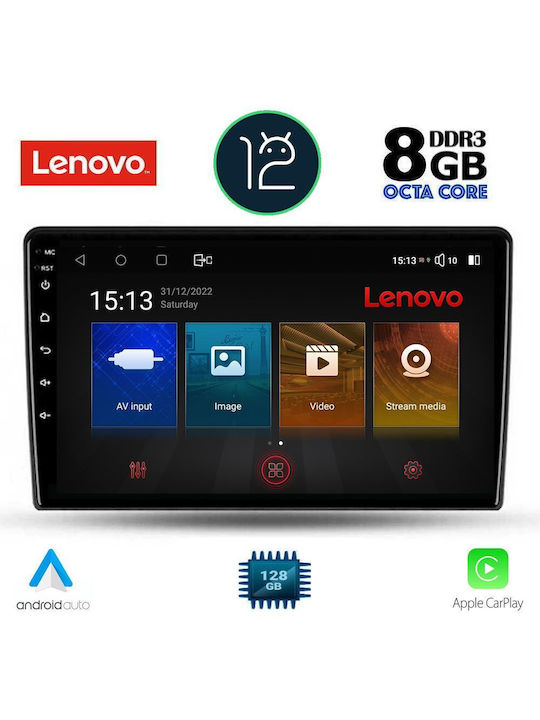 Lenovo Sistem Audio Auto pentru Ford Fiesta 2018> (Bluetooth/USB/WiFi/GPS/Partitură) cu Ecran Tactil 9"