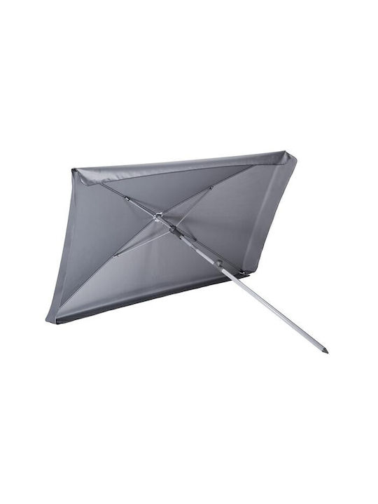 Square Parasol Metal NC7826 Grey 2x1.25xHeight 2.2m