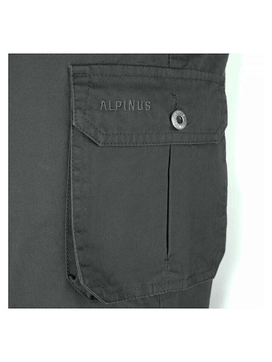 Alpinus Ανδρικό Κοντό Παντελόνι Πεζοπορίας Γκρι
