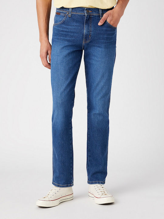 Men's Jeans Pants with Regular Straight Fit Blue