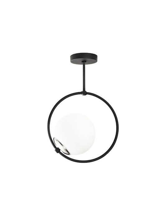 Pendant Light Single-Light for Socket E27 Black