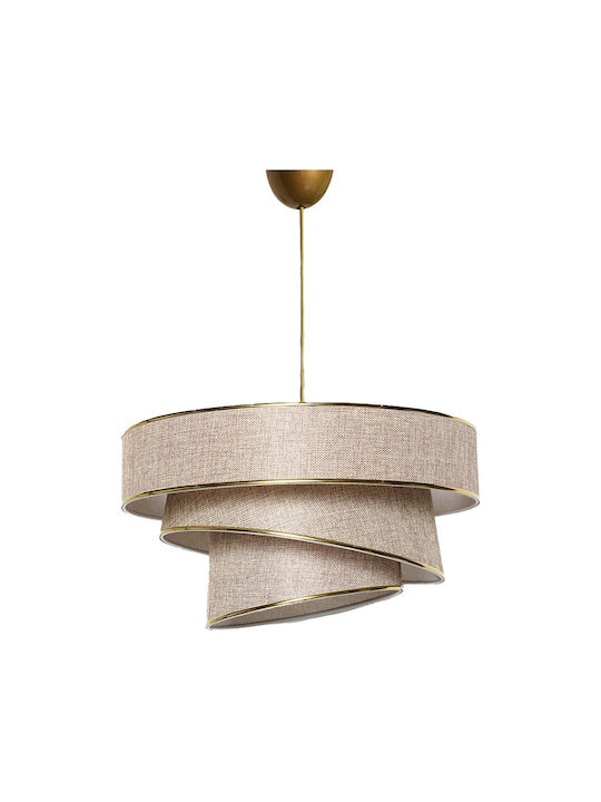 Pendant Light Single-Light for Socket E27 Beige