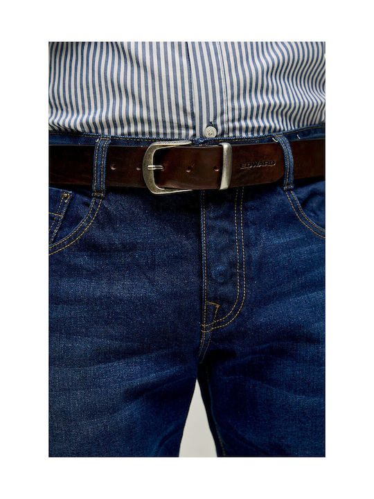 Edward Jeans Men's Belt Brown