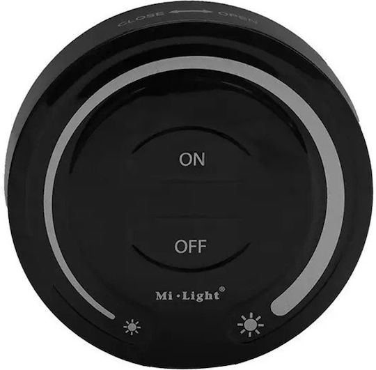 GloboStar Comutator Dimmer Cu Cadru LED Tactil În Culoare Neagră