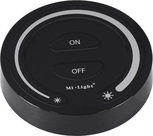 GloboStar Comutator Dimmer Cu Cadru LED Tactil În Culoare Neagră