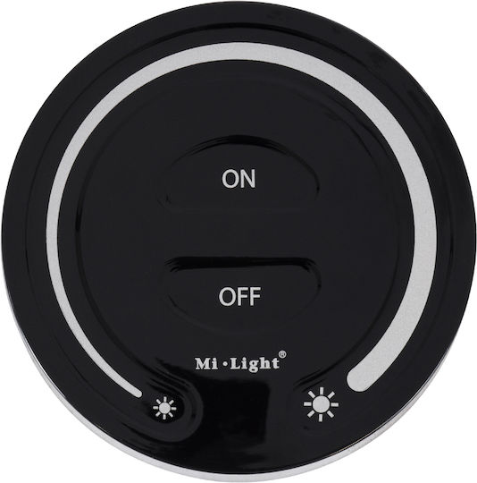 GloboStar Comutator Dimmer Cu Cadru LED Tactil În Culoare Neagră