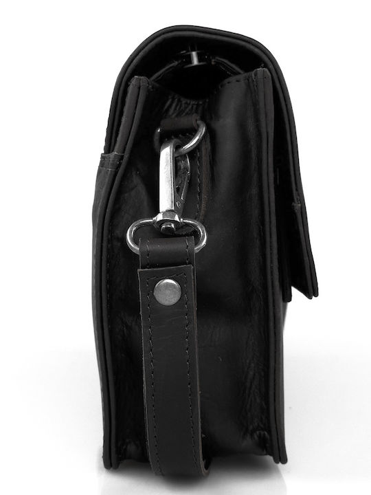 Leather Men's Bag Shoulder / Crossbody Black