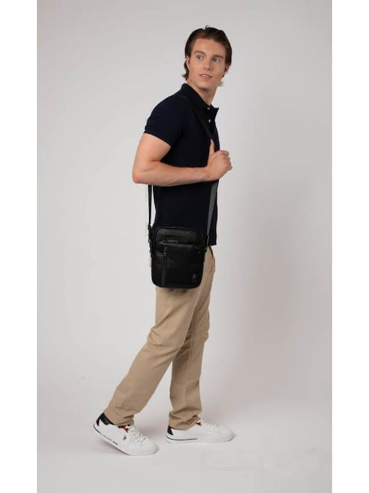 Herrentasche Schulter / Crossbody Schwarz