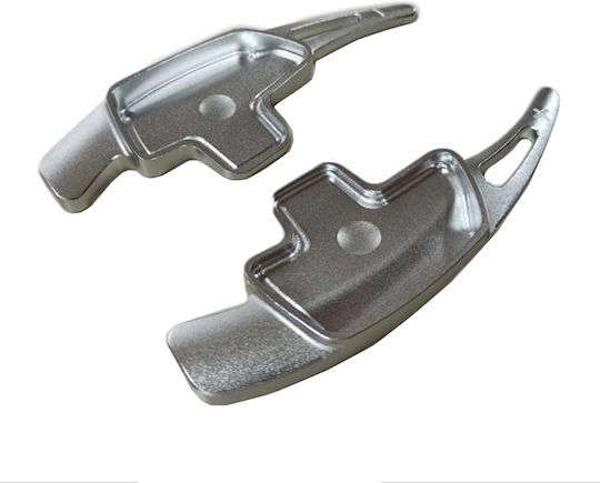 Carner Steering Wheel Decoration Aluminum Shift Paddles for Mercedes-Benz C-Class W205 / GLC / GLE / S-Class / CLA / GLA Silver 2pcs in Silver Color 0029795