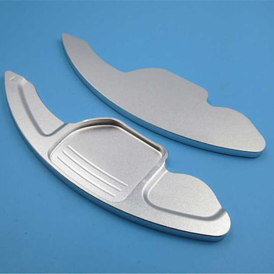 Carner Paddles Shift Αλουμινίου για Audi A3 2013-2016 / A4 2013-2016 / A5 2013-2016 Ασημί 2τμχ