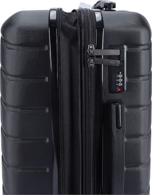 Lavor 1-601 Travel Suitcases Hard Black with 4 Wheels Set 3pcs