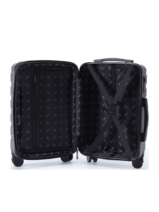Lavor Medium Hard Gray Travel Suitcase with 4 Wheels Height 65cm