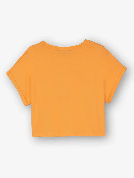 Tiffosi Children's Blouse Short Sleeve Orange