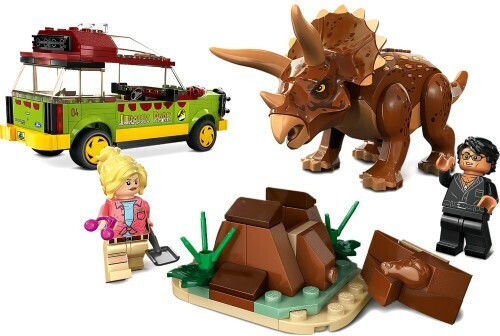 LEGO Jurassic World 30th Anniversary Triceratops Research for Ages 8+ 281 Pieces