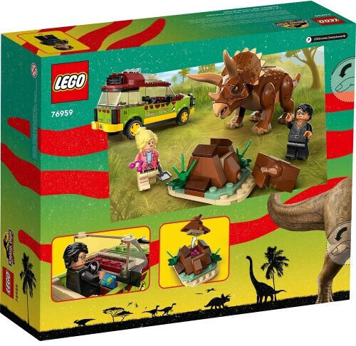 LEGO Jurassic World 30th Anniversary Triceratops Research for Ages 8+ 281 Pieces