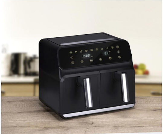 Alpina Appliances Air Fryer with Double Detachable Bucket 8lt Black 24012